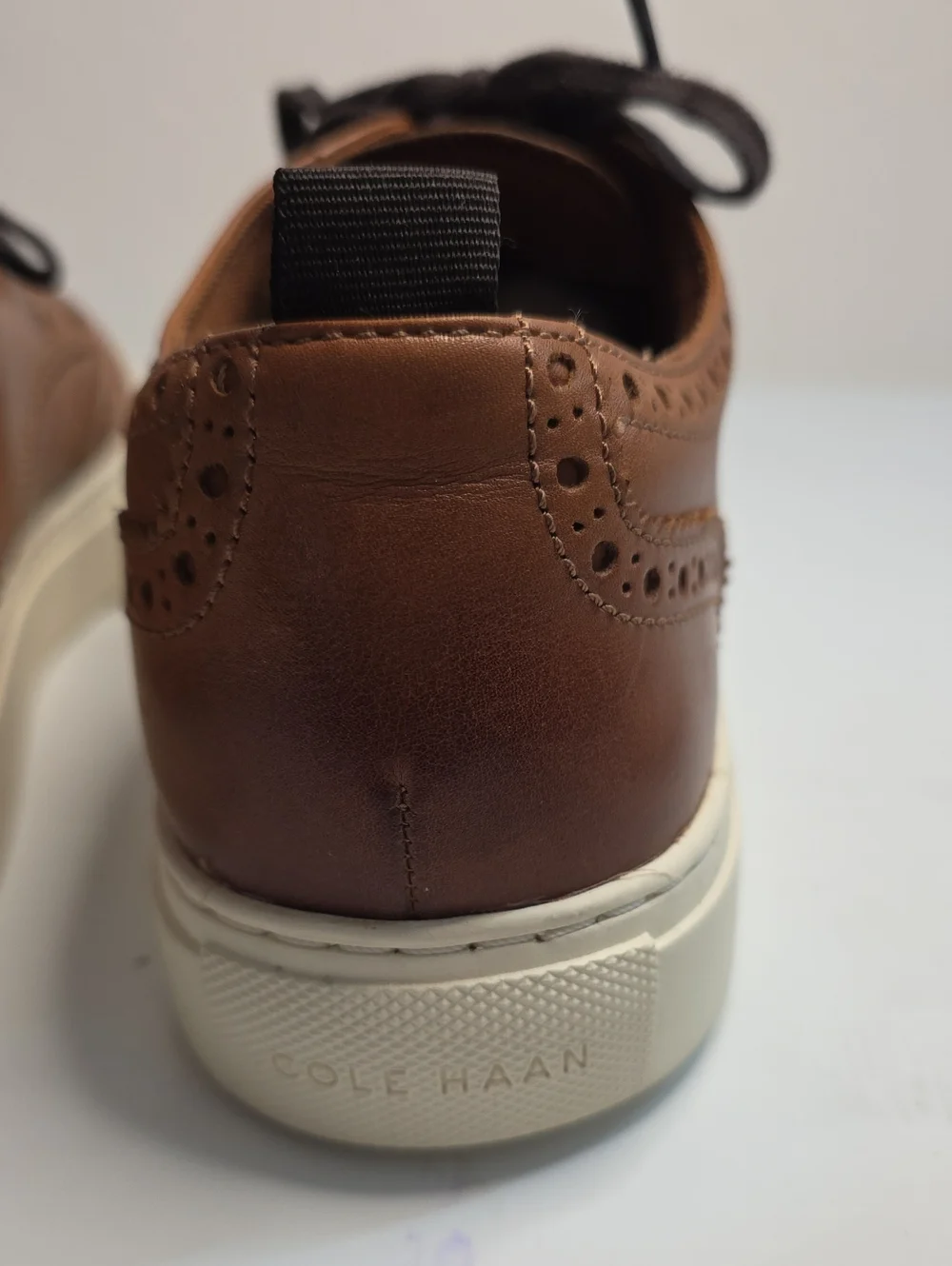 COLE HAAN GRAND SERIES WINSLOW WINGTIP LEATHER SNEAKERS C35600 MENS SIZE 9.5